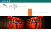 Tablet Screenshot of holidayplanettours.com
